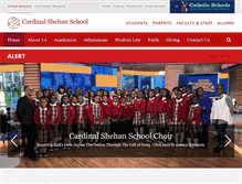 Tablet Screenshot of cardinalshehanschool.org